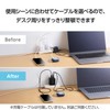 Elecom MPA-AC104100BK Charger, 100 W, 3 Ports, USB-C x 2,