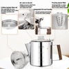 Vaolvpant No Coating 12 Cup Percolator Coffee Pot 304 Stainless