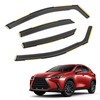 HOPE YOU READY Shatterproof in-Channel Window Rain Guards for 2015-2021