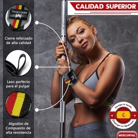 MERCURYAL 2 x Wrist Wraps for Crossfit - New Advanced Country Design - Fitness Accessories - Wrist Wraps - Sports Wrist Wraps for Men and Women (Belgium)