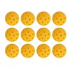 12PCS 74mm 40 Holes Pickleballs PE Plastic High Elasticity Pickleball