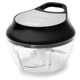 ZOLMER® Onion Slicer, Manual Chopper with Pulley as Vegetable Cutter, Multi-Chopper with 500 ml Capacity, Onion Chopper