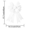 Large Fall Bow Wreath Thanksgiving Decor Buffalo Bows for Indoor