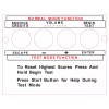 Williams WPC WPC95 Coin Door Diagnostic Decal GREAT FOR ANY RESTORATION