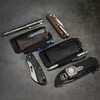VIPERADE PJ33 Leather Knife Sheath for Belt, Horizontal Carry Pocket