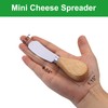 ProudMoore 10 Pcs Cheese Spreader Knives, Mini Butter Spreader with