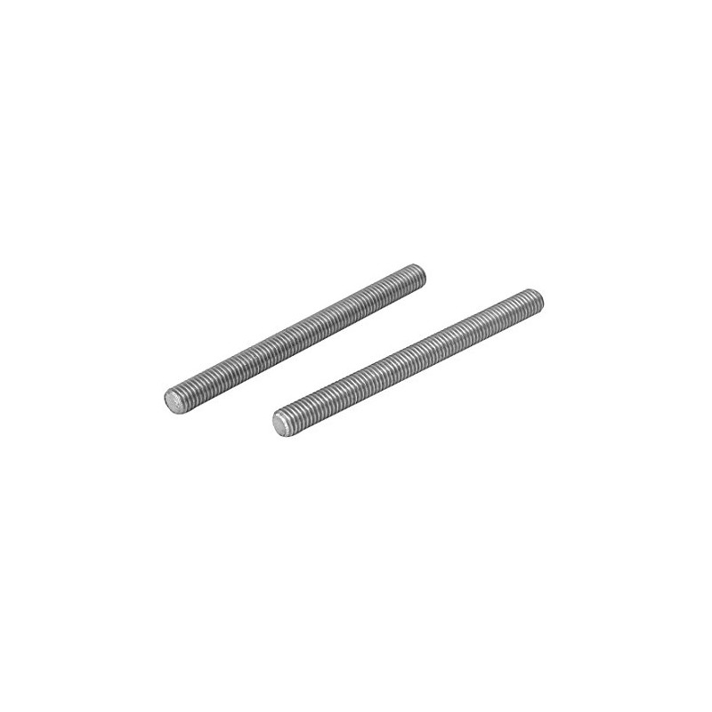 Sourcingmap M5 x 60mm 0.8mm Pitch 304 Stainless Steel Fully