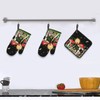 Cute Mushroom Oven Mitts and Pot Holders Sets of 3
