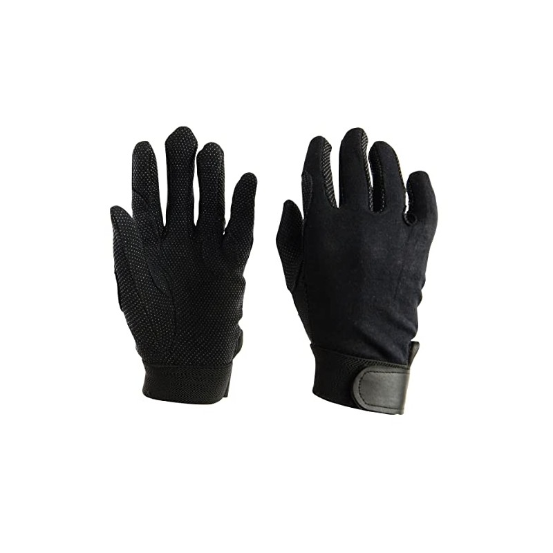 Dublin Womens Track Riding Gloves - Black