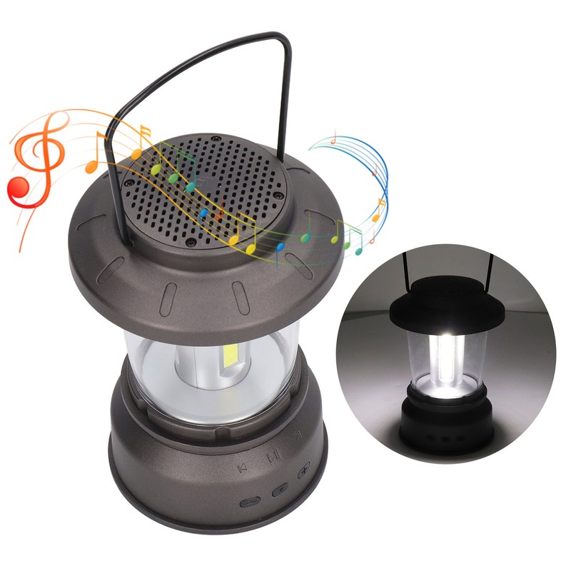 Outdoor Bluetooth Speaker Light Retro Style 2 Modes USB Power