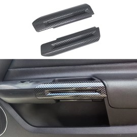 AOKIO Interior Door Handle Cover Decoration Trim for Ford Mustang Accessories 2015 2016 2017 2018 2019 2020 2021 2022 2023 2024 (Carbon Style)