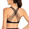 CRZ YOGA Sujetadores Deportivos con Tiras para Mujer Tops de