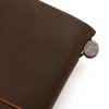 MIDORI Traveler's Notebook - Passport Size, Brown Leather (Small)