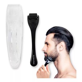 Moon And Back Dermaroller Facial Para Barba Titanio Produce Colágeno 0.3mm