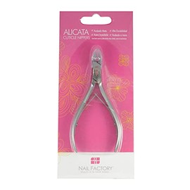 NAIL FACTORY - ALICATA Chica de Acero Inoxidable Para Manicure, Uso Profesional.
