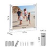 AITEE 8x10 Acrylic Picture Frames 4 Pack, Clear Picture Frames
