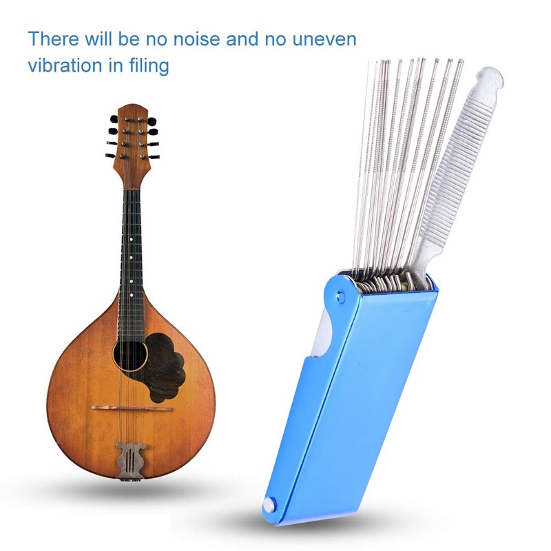 Tomotato Saddle File for Guitar Bridge Saddle File Set with