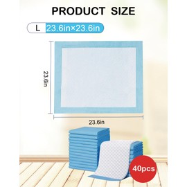 Niwaes 23.6" X 23.6" Disposable Bird Cage Liner 40 Pcs Lagre Birds Cage Liners Super Absorbent Birdcage Liners Parakeet Cage Training Accessories with Quick-Dry Surface for Cockatiels Doves Canaries