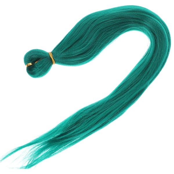 Gatuida Green Braiding Hair Extensions 26 Inch Pre Stretched 3
