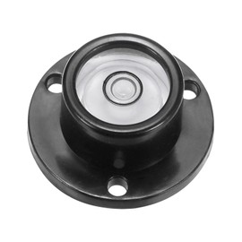 sourcing map Round Bubble Level 28x13mm Mini Circular Bullseye Spirit Levels for Leveling Camera Tripod Telescope Workshop Turntable Pictures Frame, White
