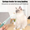 Tablettengeber Katze, 3-Pack Tablettengeber für Katzen, Pillenspender Tiermedizin Feeder für