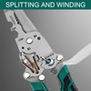 UptVin Multifunctional Wire Stripper Crimper Cable Cutter Pliers, 18 in