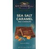 Ghirardelli Sea Salt Caramel Milk Chocolate Square Bites 4.8 oz Bar - NEW 3 Bar