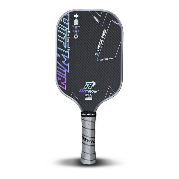Pickleball Paddle, USAPA Approved 3K-T700 Raw Carbon Fiber Pickleball Paddle,