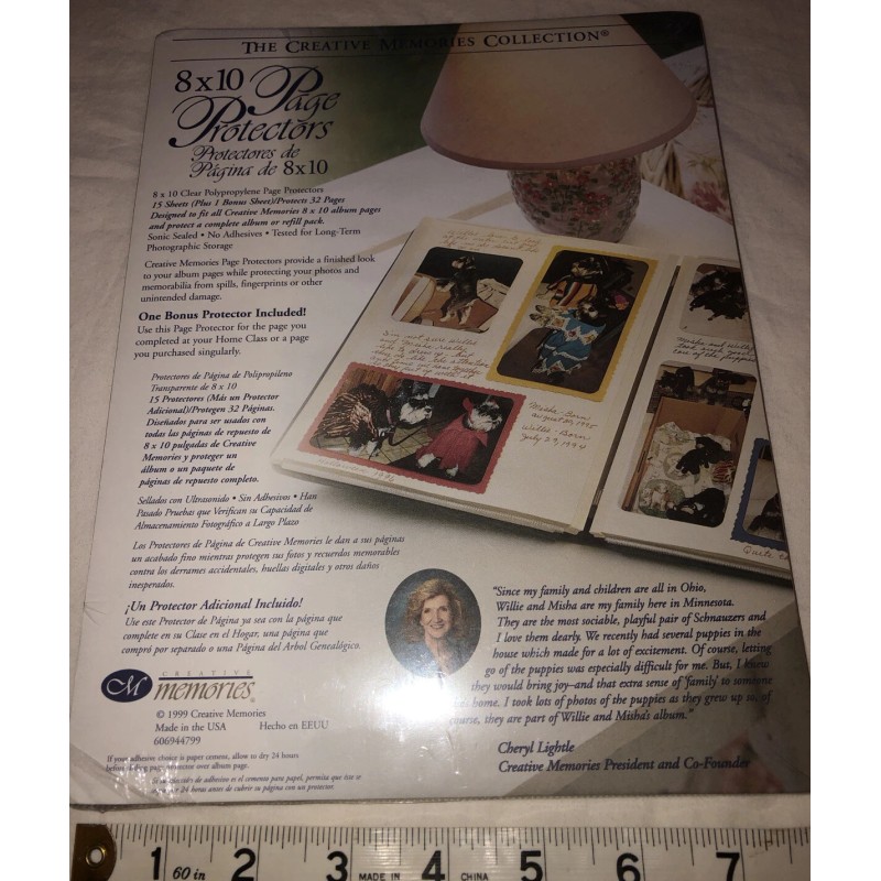 The Creative Memories Collection 8 x 10 Page Protectors 15