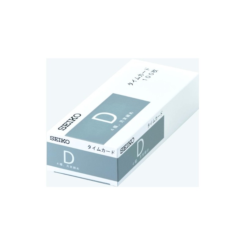 Seiko Solutions Time Card D Card 100 Maiiri CA-D