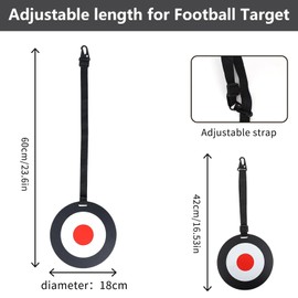 Ninoclar 3PCS football Training Equipment Includes 2 Top Bins Football Targets and 1 Football Target，Easy to Attach and Detach Soccer Goal Net for Goal Training and Accuracy Practice