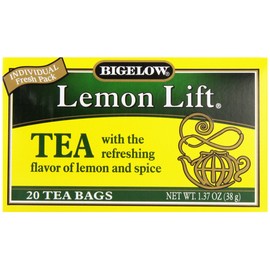 Bigelow, Black Tea, Lemon Lift, 20 Tea Bags, 1.37 oz (38 g)