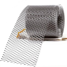 Carligo Gutter Guard, Leaf Guards for Gutters, Aluminum 6 Inch x 42 Feet Leaf Filter Gutter Protection Roll, Gutter Covers Screen, Rain Gutter Leaf Guards, Gutter Mesh