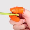 Silicone Thumb Knife Stainless Steel Thumb Knife Picker for Peel