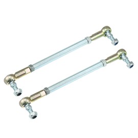 X AUTOHAUX 2pcs M8 185mm Steering Tie Rod Ball Joint for 50cc 70cc 90cc 110cc 125cc 150cc 200cc 250cc ATV Four Wheeler Quad Steering Suspension