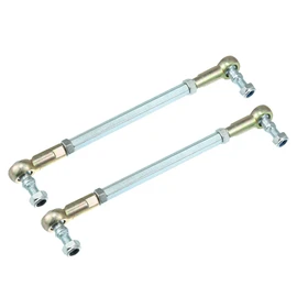 X AUTOHAUX 2pcs M8 185mm Steering Tie Rod Ball Joint for 50cc 70cc 90cc 110cc 125cc 150cc 200cc 250cc ATV Four Wheeler Quad Steering Suspension