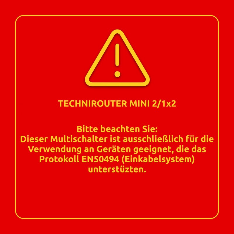 TechniSat TechniRouter Mini 2/1x2 UniCable Adapter