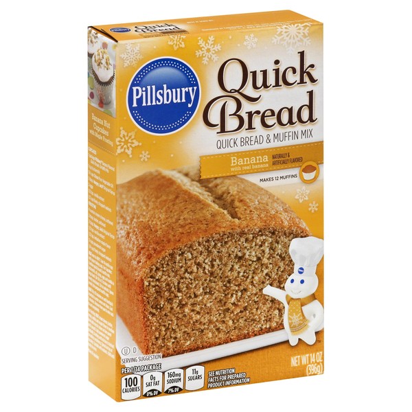 Pillsbury Quick Bread Mix, Banana, 14 oz