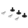 18PCS Cymbal Replacement Accessories HiHat Clutch Felt Cymbal Sleeves with