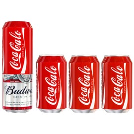Skywin Silicone Can Sleeve (4 Pack) - Can Cover can Hides Can by Disguising it as a Can of Soda (Red)