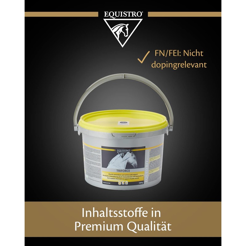 Equistro Triforce Powder for Horses (Tub Size: 600g)