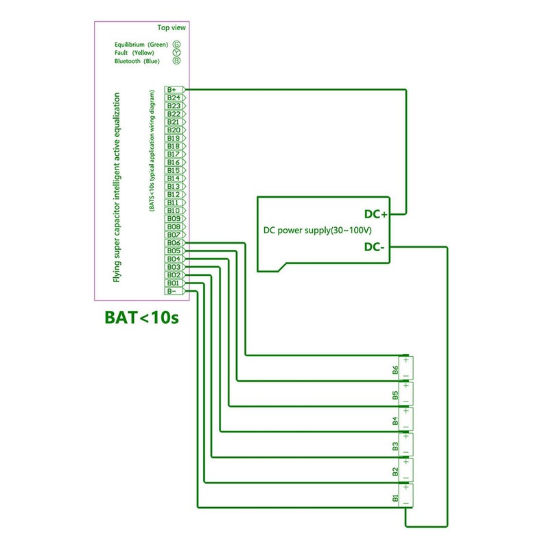 Battery Balancer Cell Balance Encoder Smart Equalizer for Lifepo4 Lipo