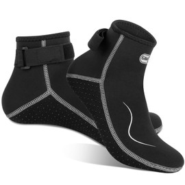 Gimilife Neoprene Socks, 3 mm Neoprene Socks Men Women, Neoprene Shoes Water Socks Thermal Socks Diving Shoes for Men Women for Diving, Snorkelling, Swimming, Surfing, Sailing, Kayaking