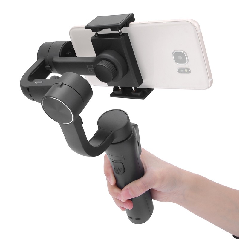 Three Axis Anti Shaking Phone Ballhead Handheld Stabilizer for Multifunctional