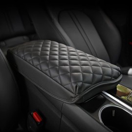 KMMOTORS Sonata(2020-2025) DN8, Center Console Cover, Armrest Cushion, Console Protector, Sonata Accessories (DN8, Black)
