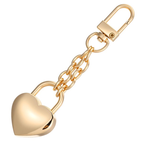 Ymapinc Heart Padlock Gold Purse Charms for Handbags, Cute Heart