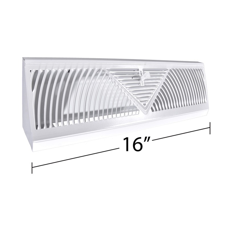 Baseboard Register 16" (White)