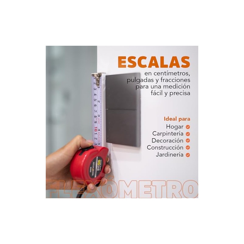 Pack x2 Cinta Metrica - Flexometro 3 metros Flexometro 5