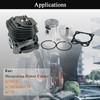 LLANNDER 51mm Cylinder Assembly Piston Overhaul Kit for Husqvarna K760