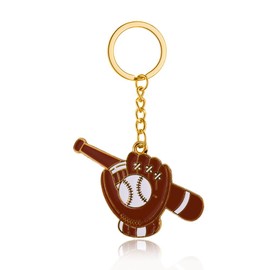 Baseball Keychain Gift for Grandson Granddaughter Birthday Gift for Baseball Lover Gifts for Daughter Son Baseball Player Gifts for Women Men Novetly Sport Key Chain for Husband Boyfriend Baseball Fan